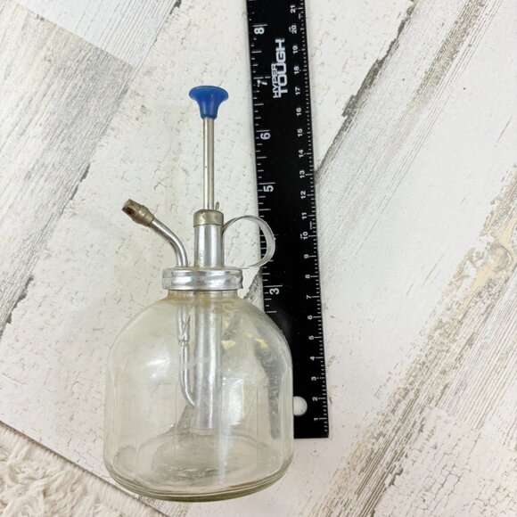 Vintage Glass Chrome Plant Mister Spray Bottle Plant Spritzer Taiwan - Picture 10 of 11
